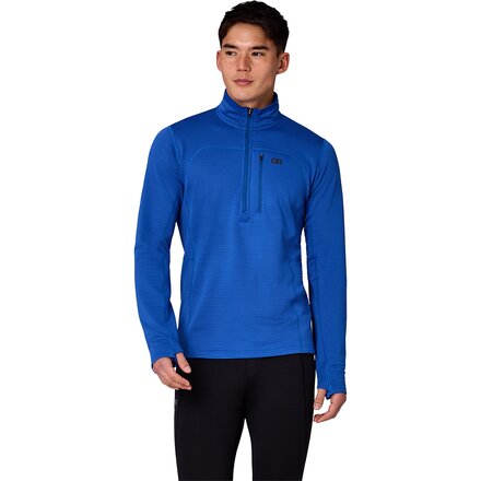 Vigor Grid Fleece Half-Zip Jacket - Men's