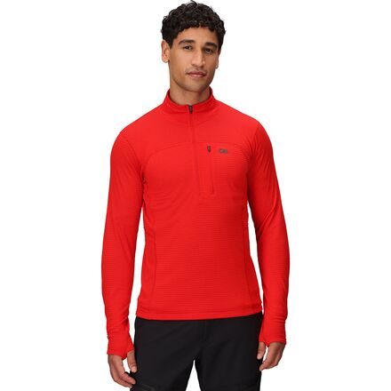Vigor Grid Fleece Half-Zip Jacket - Men's