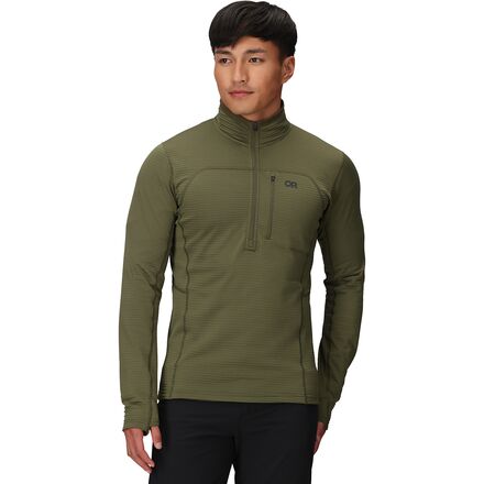 Vigor Grid Fleece Half-Zip Jacket - Men's