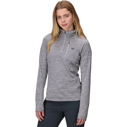 Vigor Grid Fleece Quarter-Zip Jacket - Women's