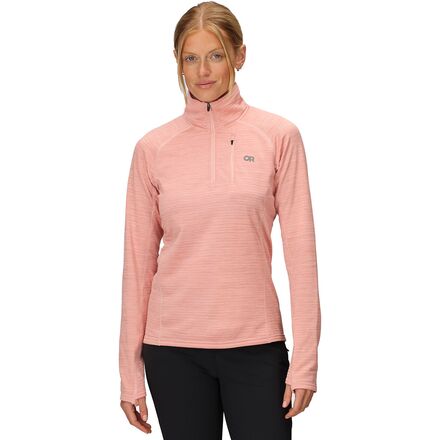 Vigor Grid Fleece Quarter-Zip Jacket - Women's