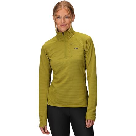 Vigor Grid Fleece Quarter-Zip Jacket - Women's