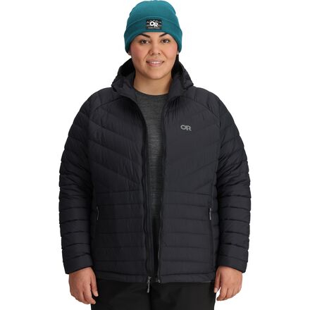Outdoor Research - Transcendent Down Hooded Jacket - Plus - Women's