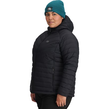 Outdoor Research - Transcendent Down Hooded Jacket - Plus - Women's