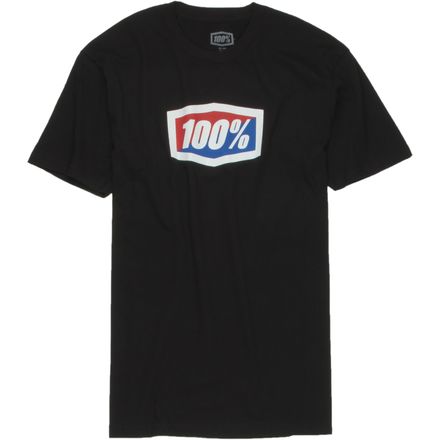 100% - Official T-Shirt - Short Sleeve - Men's - Black
