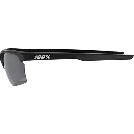 100% - Sportcoupe Sunglasses - Soft Tact Black-Smoke Lens