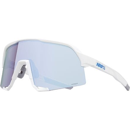 100% - S3 Sunglasses - Matte Black - HiPER Blue Multilayer Mirror Lens