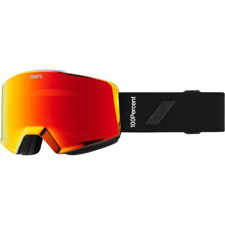 100% - Norg HiPER Goggle - Black/Red/Mirror Red
