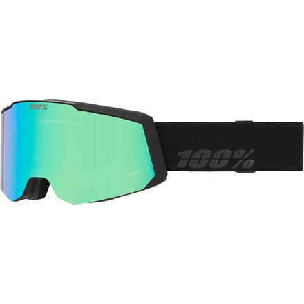 100% - Snowcraft S AF HiPER Goggle - Black/Green