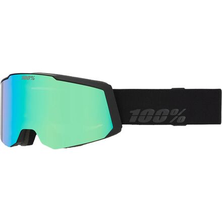 100% - Snowcraft S Goggle - Black/Green/Mirror Green