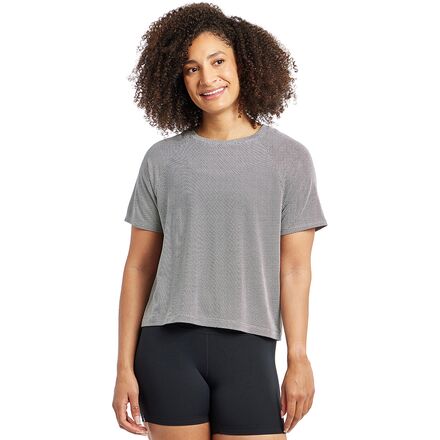 Flyout Boxy Short-Sleeve Shirt - Women's