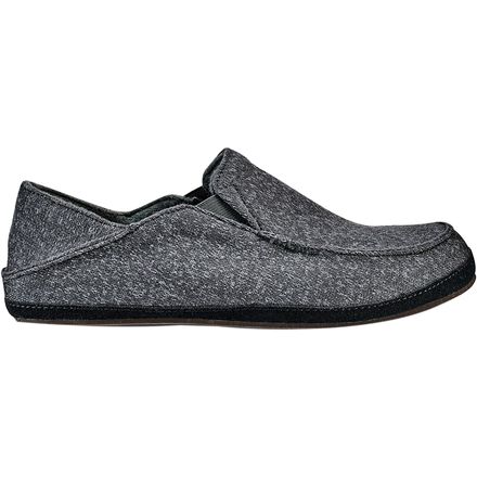 Olukai - Moloa Hulu Slipper - Men's - Dark Shadow/Dark Shadow
