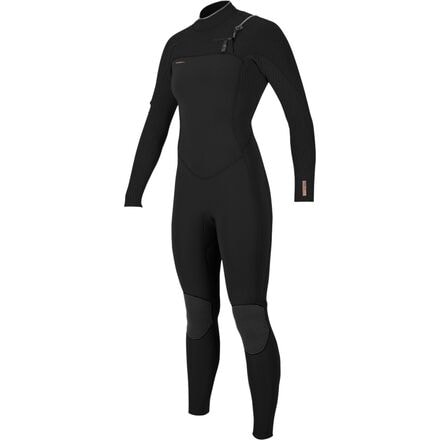 O'Neill - Hyperfreak 4/3+mm Chest-Zip Full Wetsuit - Women's - Black/Black