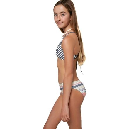 O'Neill - Lilia Stripe Knot Top Swim Set - Girls'