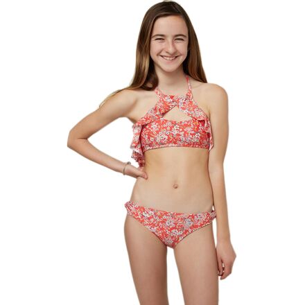 O'Neill - Piper Ditsy Hi-Neck Swim Set - Girls'