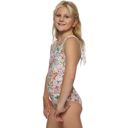 O'Neill - Arden Floral Tie Straps One-Piece Swimsuit - Girls'