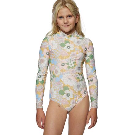 O'Neill - Twiggy Long-Sleeve One-Piece Surf Suit - Girls' - Mimosa