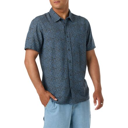 OG Print Standard Short-Sleeve Woven Shirt - Men's