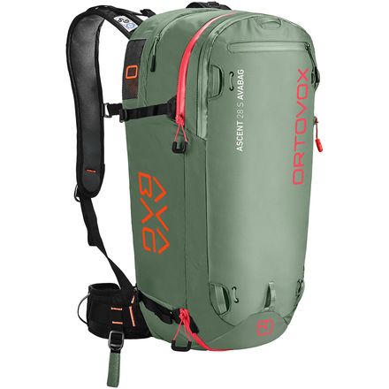 Ortovox - Ascent S 28L Avabag Backpack - Green Isar