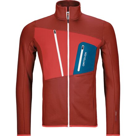 Ortovox Merino Fleece Grid Jacket - Men's - Clothing
