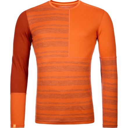 Ortovox - 185 Rock'N'Wool Long-Sleeve Top - Men's - Desert Orange