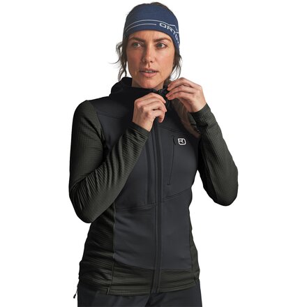 Fleece Grid Hoodie - Women's