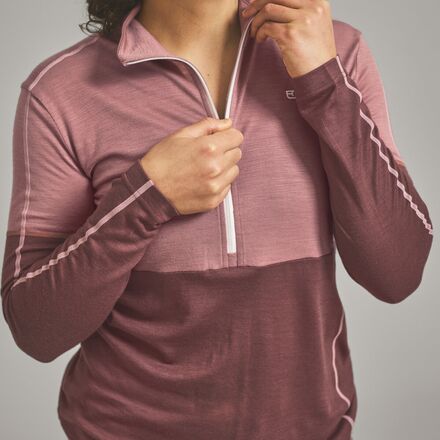 Ortovox - 185 Rock'N'Wool Zip Neck Top - Women's