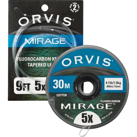 Orvis - Mirage Leader/Tippet Combo Pack - Clear