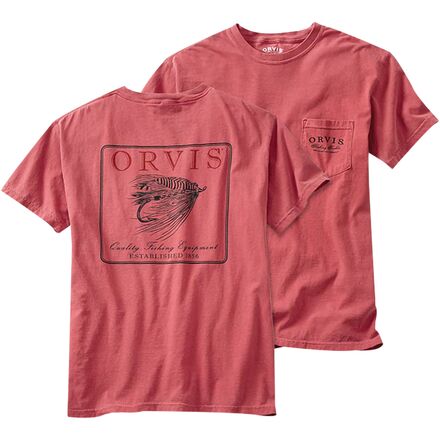 Orvis - Vintage Salmon Fly Pocket Short-Sleeve Shirt - Men's