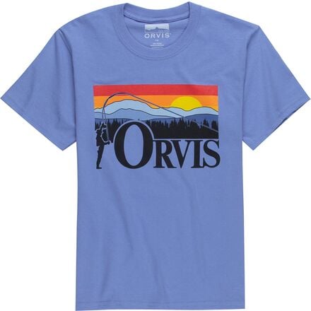 Orvis - Bent Rod Sunset T-Shirt - Kids' - Turquoise
