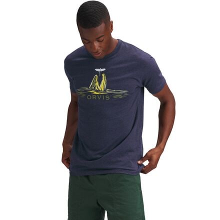 Orvis - Brown Trout Rise T-Shirt - Men's - Navy