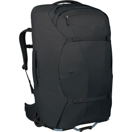 best wheeled backpack for travel osprey luggage alternative Osprey Farpoint Fairview 65 Wheeled Travel Pack Black