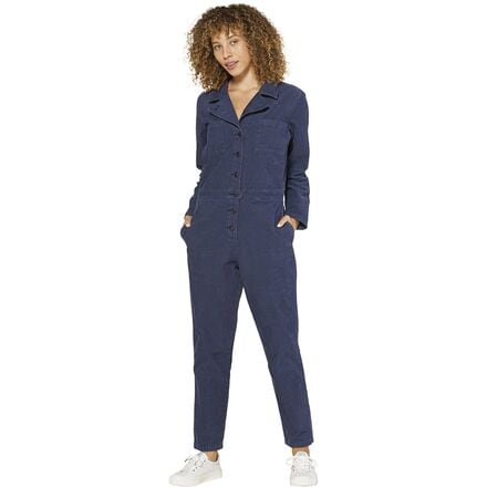 Outerknown - Lou Cord Jumpsuit - Women's - Admiral Blue