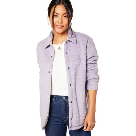 Outerknown - Skyline Easy Shirt Jacket - Women's - Mauve