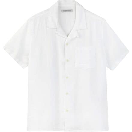 Outerknown - Linen Short-Sleeve Camp Shirt - Men's - Whitewater