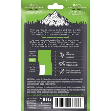 Outdoor Wipes - Sport Wipes XL