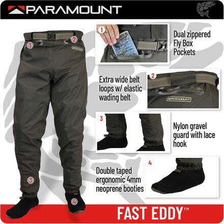 Paramount Outdoors - Fast Eddy Wading Pant - Men's