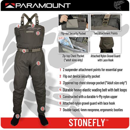 Paramount Outdoors - Stonefly Breathable Wader - Men's