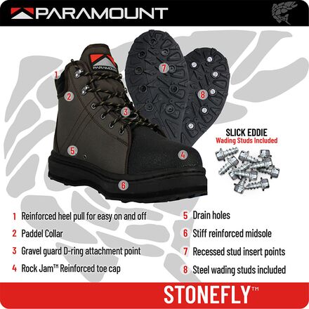 Paramount Outdoors - Stonefly Cleated Wading Boot - Women's