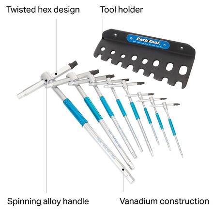 Park Tool - THH-1 Sliding T-Handle Hex Wrench Set