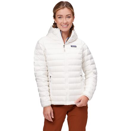 Patagonia - Down Sweater Full-Zip Hooded Jacket - Women's - Birch White
