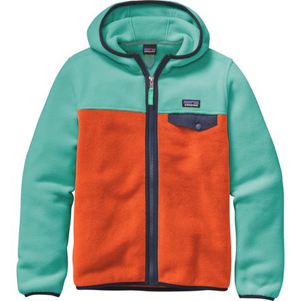 Patagonia Lightweight Synchilla Snap T Hooded Fleece Jacket Boys