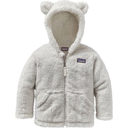 Patagonia - Furry Friends Fleece Hooded Jacket - Infants' - Birch White