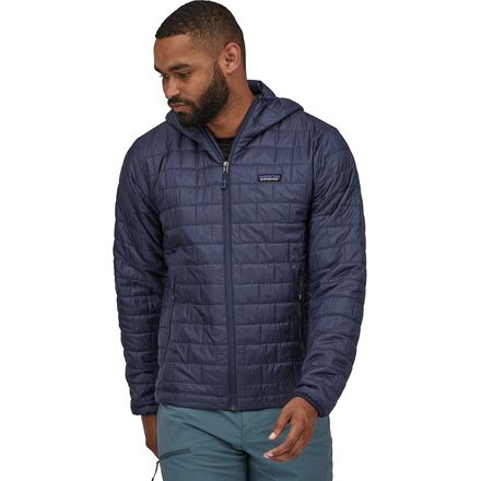 Patagonia - Nano Puff Hooded Insulated Jacket - Men's - Classic Navy