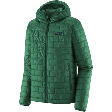 Patagonia - Nano Puff Hooded Insulated Jacket - Men's - Conifer Green