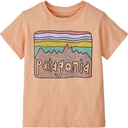 Patagonia - Fitz Roy Skies Organic T-Shirt - Infants' - Cowry Peach