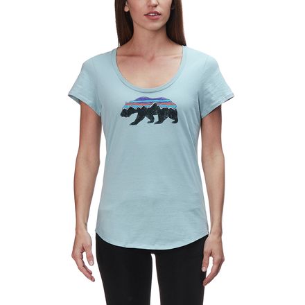 Patagonia - Fitz Roy Bear Organic Scoop T-Shirt - Women's