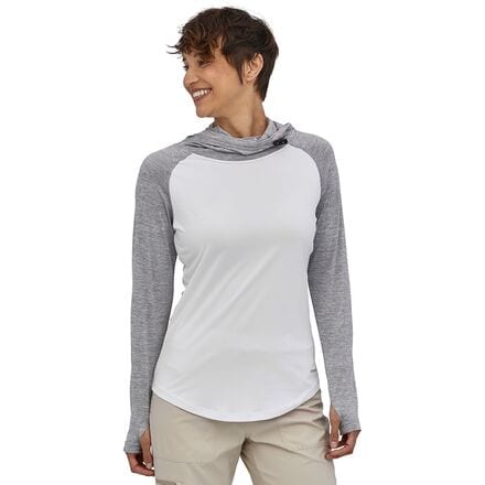 Patagonia - Tropic Comfort Hooded Shirt - Women's - Tail Rise/White