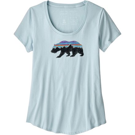 Patagonia - Fitz Roy Bear Organic Scoop Short-Sleeve T-Shirt - Women's