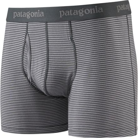 Patagonia - Essential 3in Boxer Brief - Men's - Fathom/Forge Grey